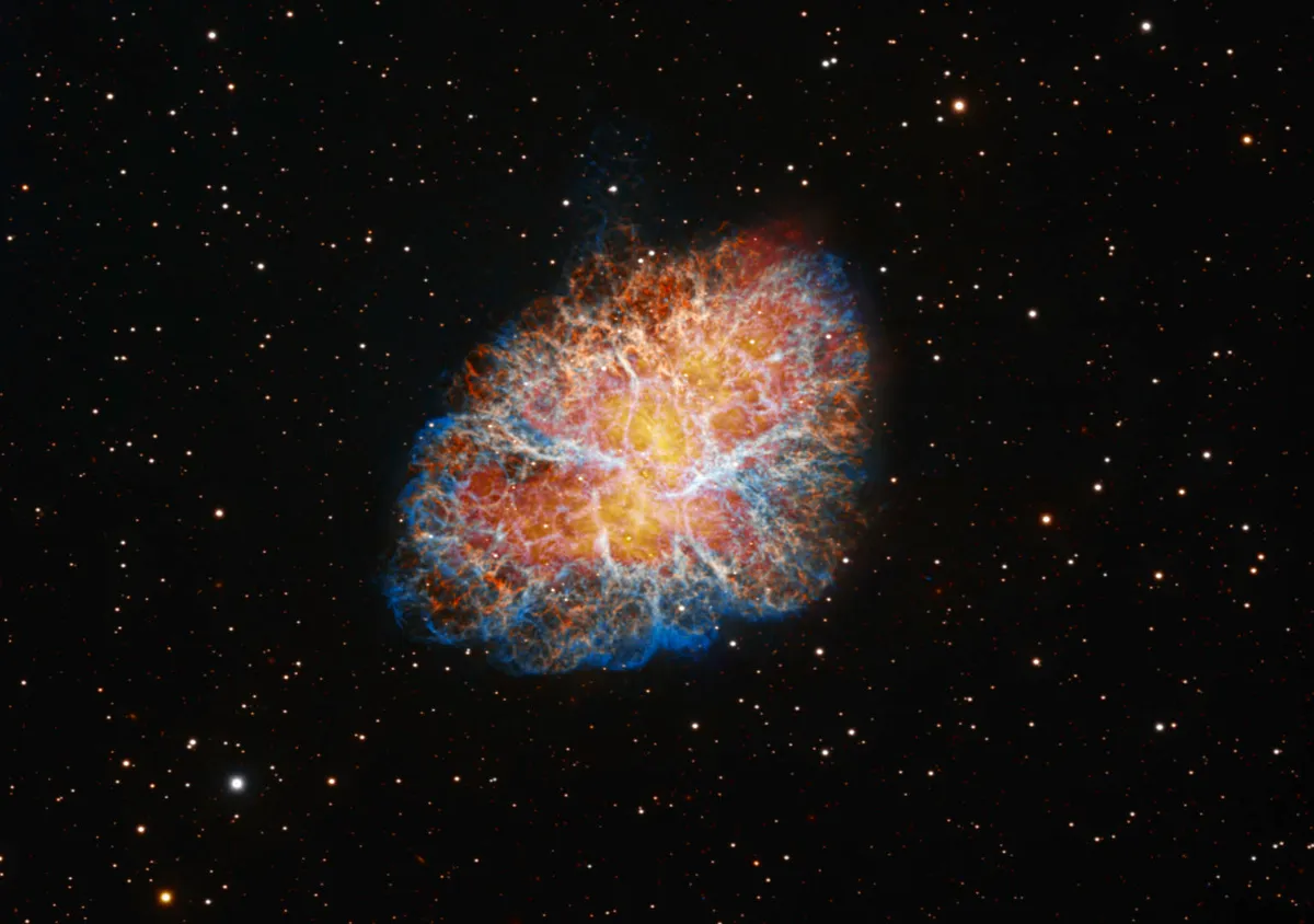 Crab Nebula, M1 Mayall telescope, 15 March 2023 