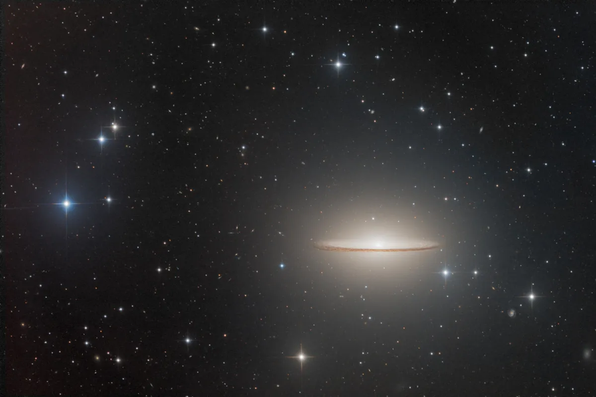 The Sombrero Galaxy Dan Crowson, remotely via Telescope Live, El Sauce Observatory, Chile, August–September 2022 Equipment: QHY 600M camera, PlaneWave CDK24