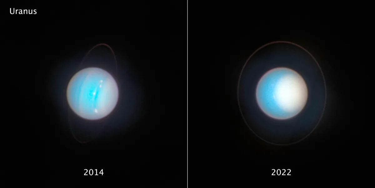 Eight years on Uranus Hubble Space Telescope, 23 March 2023 