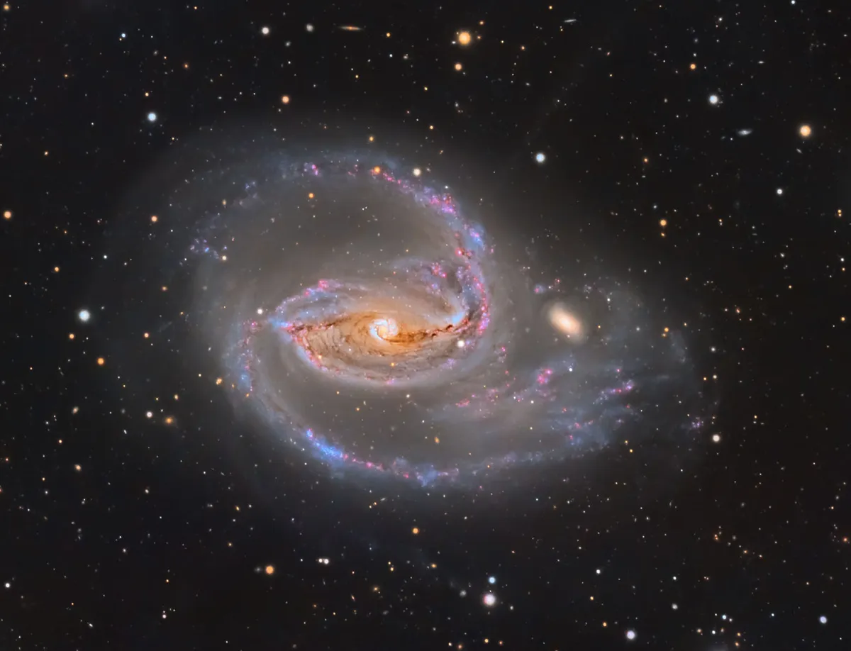 Spiral Galaxy NGC 1097 Massimo Di Fusco, remotely via Chilescope, Chile, 13–19 January 2023 Equipment: FLI PL16803 camera, ASA Ritchey-Chretien, AltAz mount