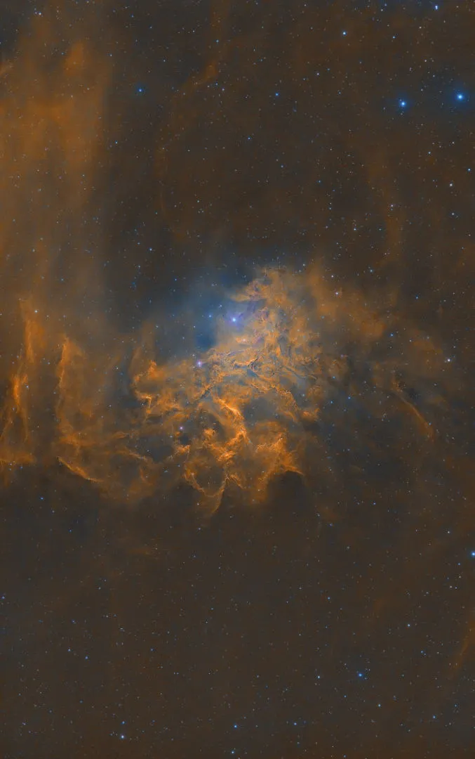 The Flaming Star Nebula Jonathon Elliott, Gloucester, 23 February 2023 Equipment: ZWOASI 2600mm camera, Sharpstar PH140 refractor, Sky-Watcher EQ6-R pro mount