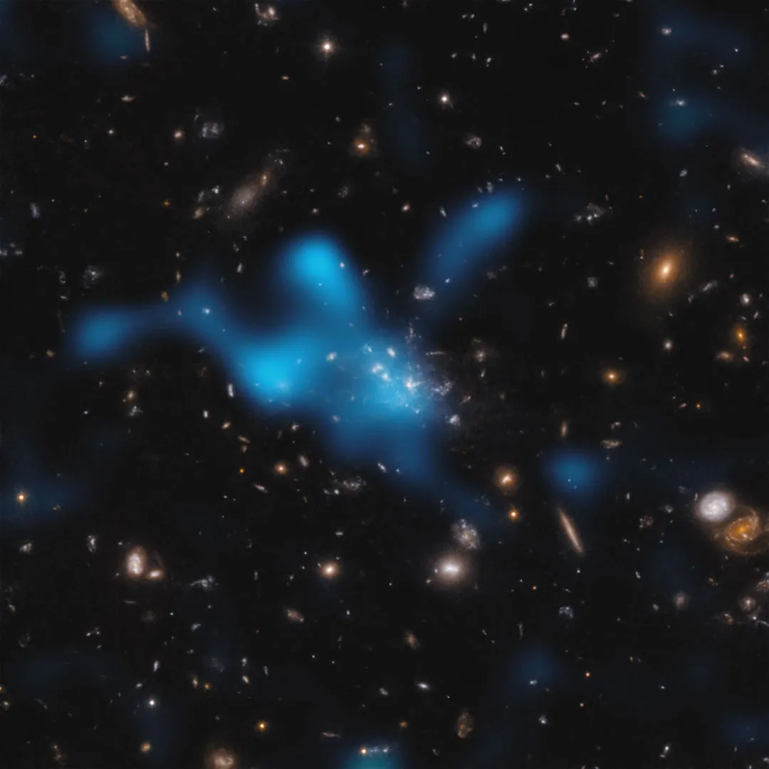 MRC 1138-262, the Spiderweb Galaxy Atacama Large Millimeter/submillimeter Array (ALMA), 29 March 2023 Credit: ESO/Di Mascolo et al.; HST: H. Ford 