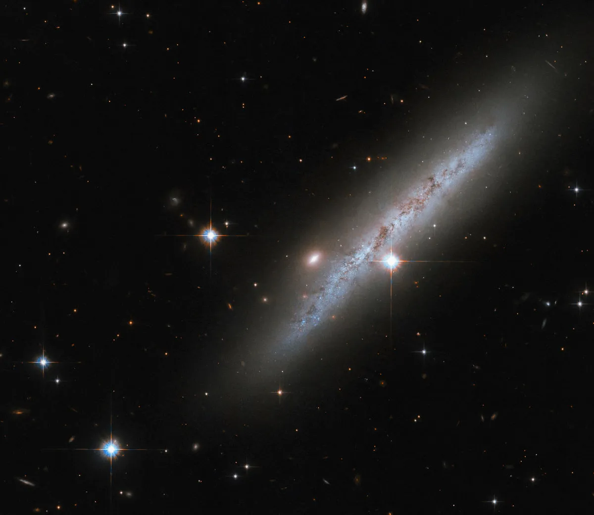 Galaxy UGC 2890 Hubble Space Telescope, 3 April 2023 Credit: SA/Hubble & NASA, C. Kilpatrick