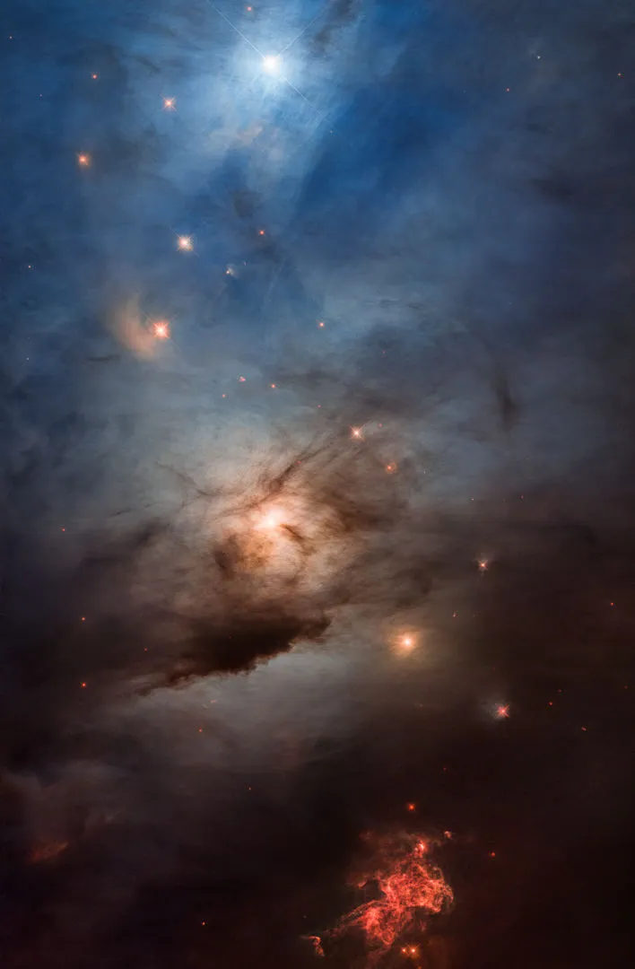 Star-forming region NGC 1333 Hubble Space Telescope, 20 April 2023 Credit: NASA, ESA, STScI Image processing: Varun Bajaj (STScI), Joseph DePasquale (STScI), Jennifer Mack (STScI) 