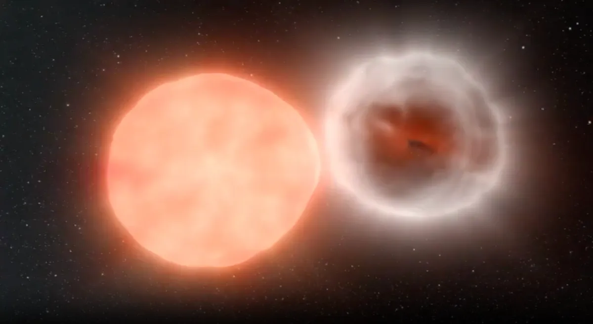 Illustration showing the explosion of a white dwarf during a Type Ia supernova. Credit: NASA/JPL-Caltech