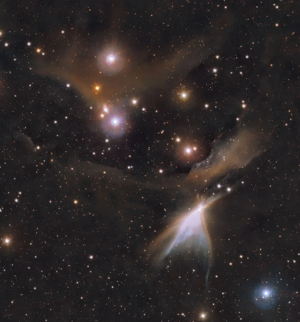 HH 909 A Visible and Infrared Survey Telescope for Astronomy, 11 May 2023 Credit: ESO/Meingast et al 