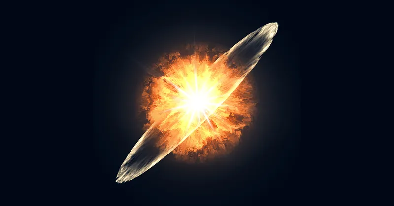 Artist's impression of Betelgeuse going supernova. Will it be dangeous to observe? Credit: Magann / Getty Images