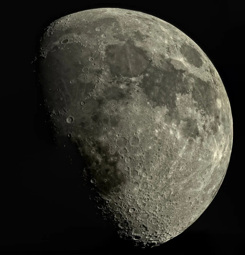 The Moon Ian Wardlaw, Washington, Tyne & Wear, UK, 29 May 2023 Equipment: Altair Hypercam 183MC CMOS camera, Meade LX200 8-inch Schmidt-Cassegrain with integral mount 