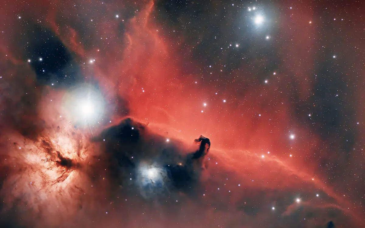 The Horsehead Nebula Larry Byrge, Jacksboro, Tennessee, USA, 20 January 2023 Equipment: ZWO ASI294MC-Pro CMOS camera, Explore Scientific ED102 triplet apo refractor, Sky-Watcher EQ6-R Pro mount
