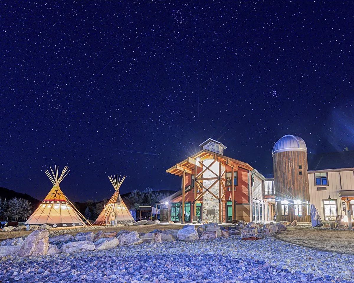 Compass Rose Lodge in Huntsville, Utah, has its own observatory offering guided tours.