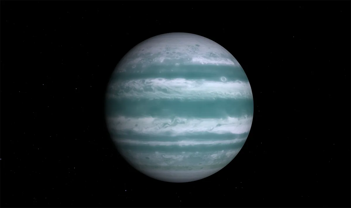Artist's impression of exoplanet K2-217 b. Credit: NASA