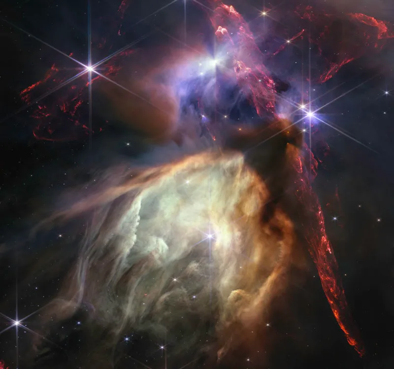 Rho Ophiuchi James Webb Space Telescope, 12 July 2023 Credit: NASA, ESA, CSA, STScI, Klaus Pontoppidan (STScI). Image processing: Alyssa Pagan (STScI)
