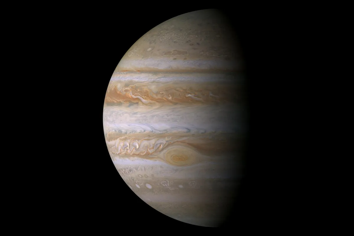 A view of Jupiter captured by the Cassini spacecraft. Credit: Source: NASA/JPL/Space Science Institute
