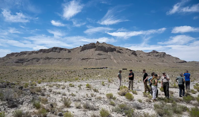 OSIRIS-REx recovery teams prepare for the retrieval of the sample return capsule in the Utah desert, 17 July 2023. Credit: NASA / Keegan Barber