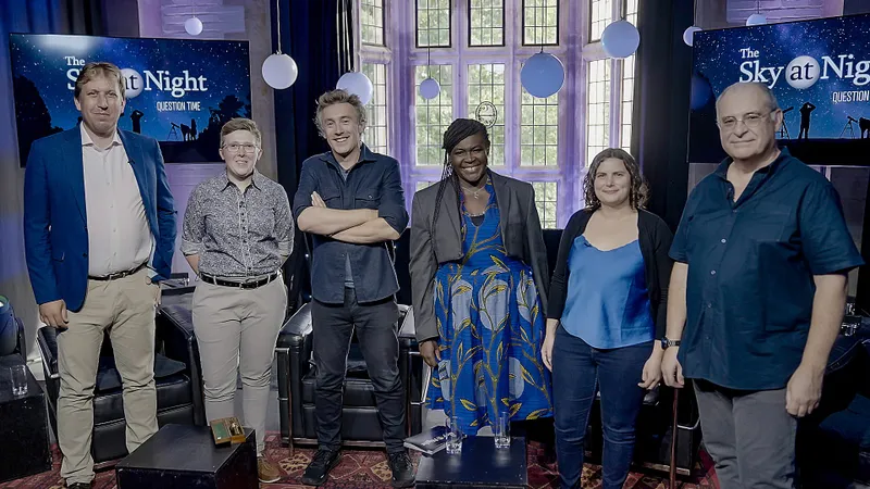The panel for the Sky at Night Question Time, October 2023
