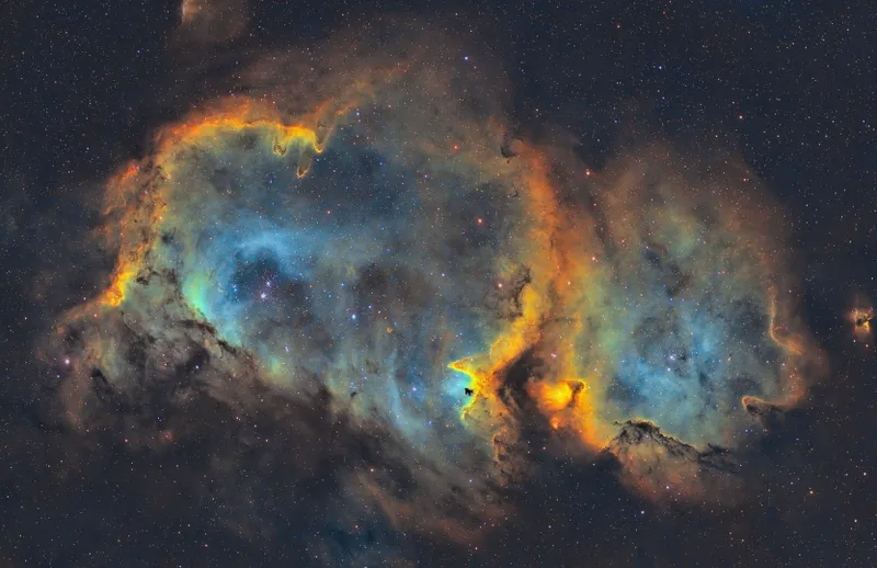 IC 1848, the Soul Nebula Giuseppe De Pace, Turin, Italy, July-August 2023 Equipment: QHY 268MM Pro mono CMOS camera, Askar FRA600 108mm f/5.6 apo quintuplet astrograph, Sky-Watcher AZ-EQ6 GT mount