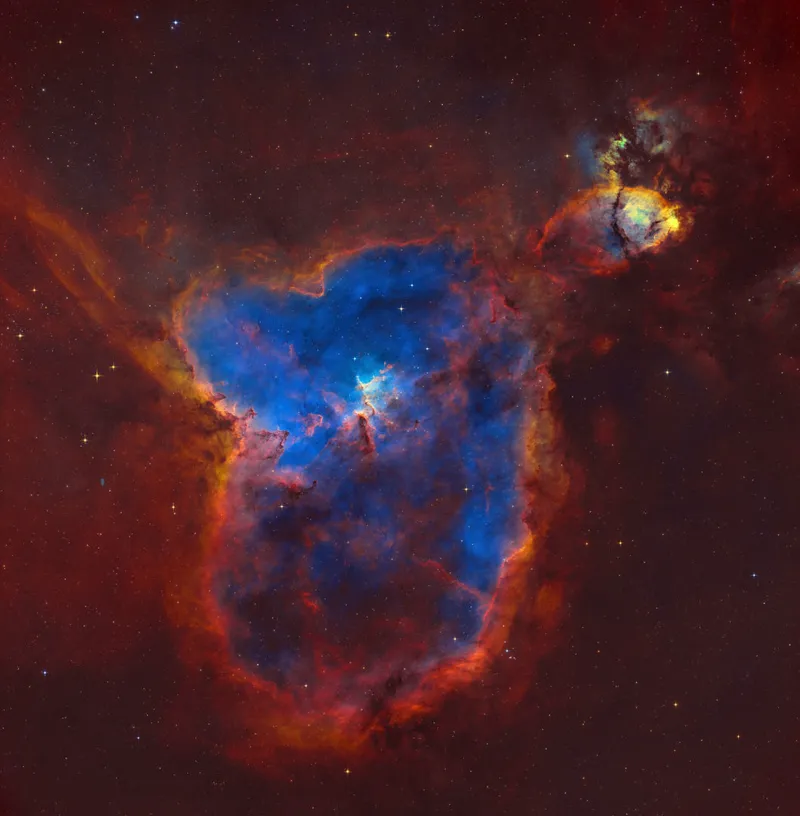 IC 1805, the Heart Nebula Anirudh Shastry, Sammamish, Washington, USA, 13-14 September 2023 Equipment: QHY600M mono CMOS camera, Celestron EdgeHD 1100 SCT, Celestron CGX-L mount