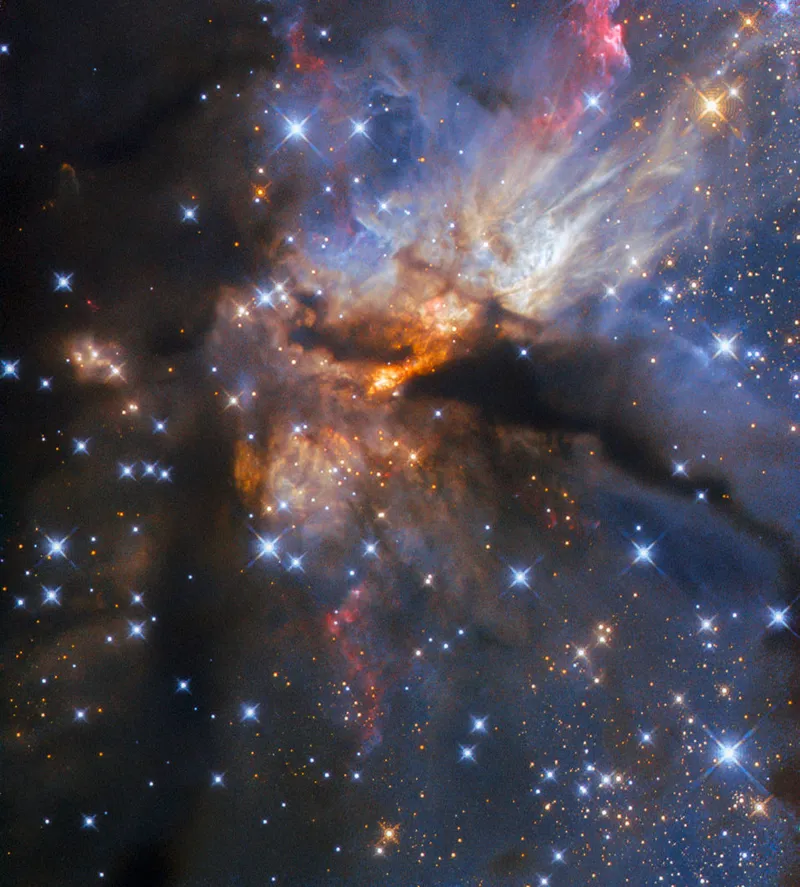 G35.2-0.7N Hubble Space Telescope, 2 October 2023 Credit: ESA/Hubble & NASA, R. Fedriani, J. Tan