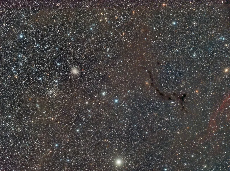 Barnard 150, the Seahorse Nebula Mike Read, Cwmdu, Powys, Wales, 15-16 September 2023 Equipment: ZWO ASI2600MC colour CMOS camera, William Optics RedCat 51 apo refractor, Sky-Watcher EQ6-R mount