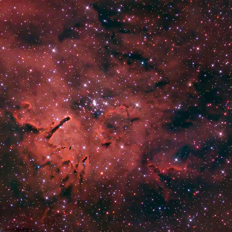 NGC 6820 Simone Falerno, Taranto, Italy, 10-11 September Equipment: Omegon Pro veTEC 533 C colour CMOS camera, Sky-Watcher Explorer 150P refractor, Sky-Watcher HEQ5 Pro mount