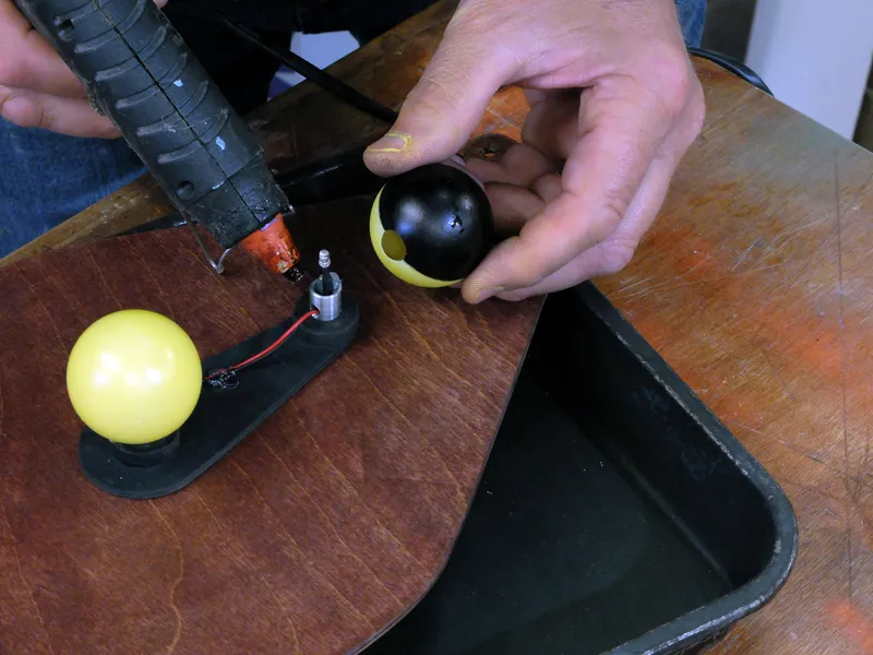 Gluing on the balls