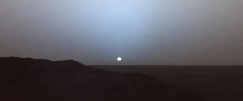 Go to Mars and you can witness sunset from another planet. This image was captured by NASA's Spirit Mars rover in 2005. Credit: NASA/JPL/Texas A&M/Cornell