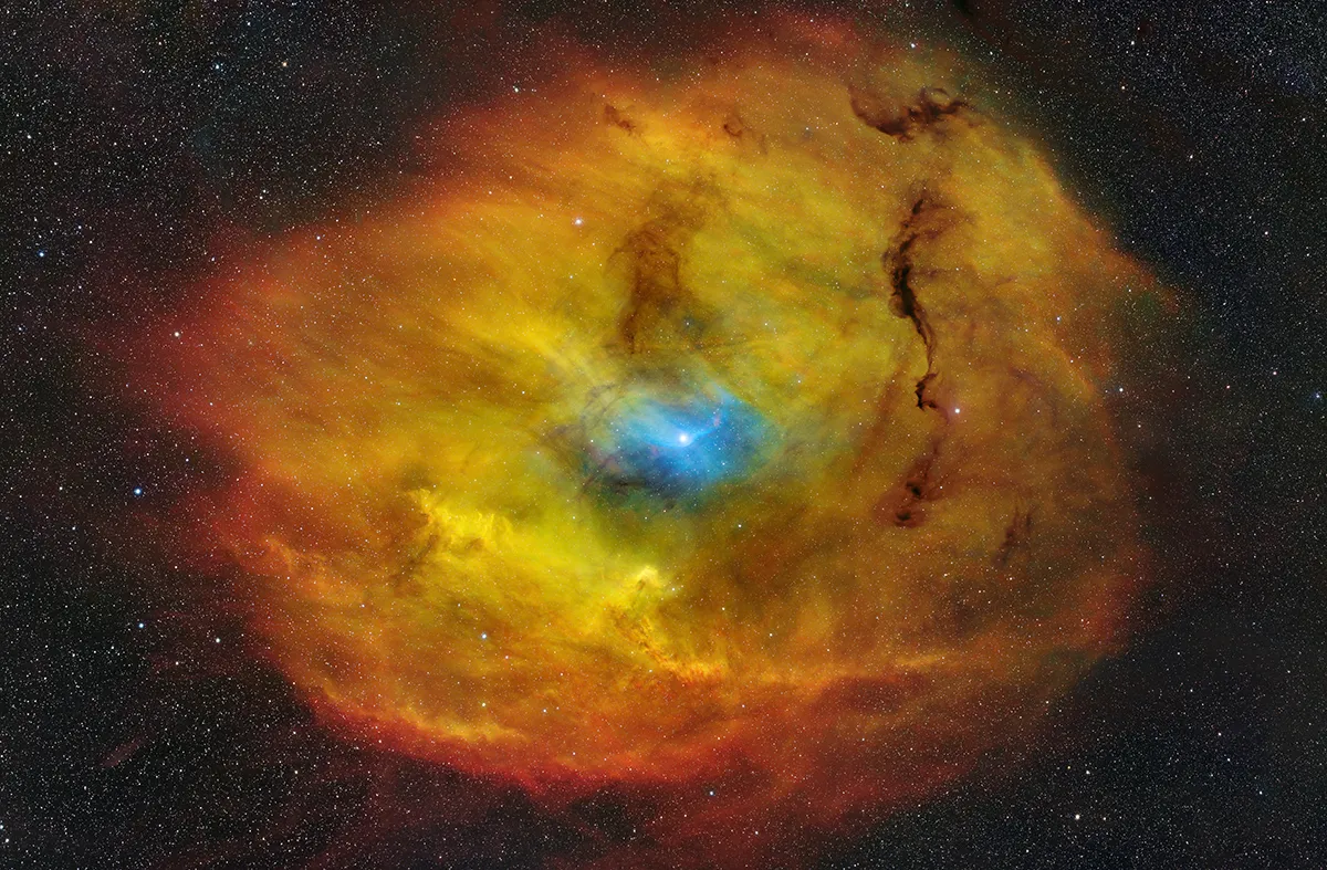 Expert astrophotographer Mathew Legate explains how he reprocessed his image, The Runaway Star of Sh2-27, to improve the faint nebula.