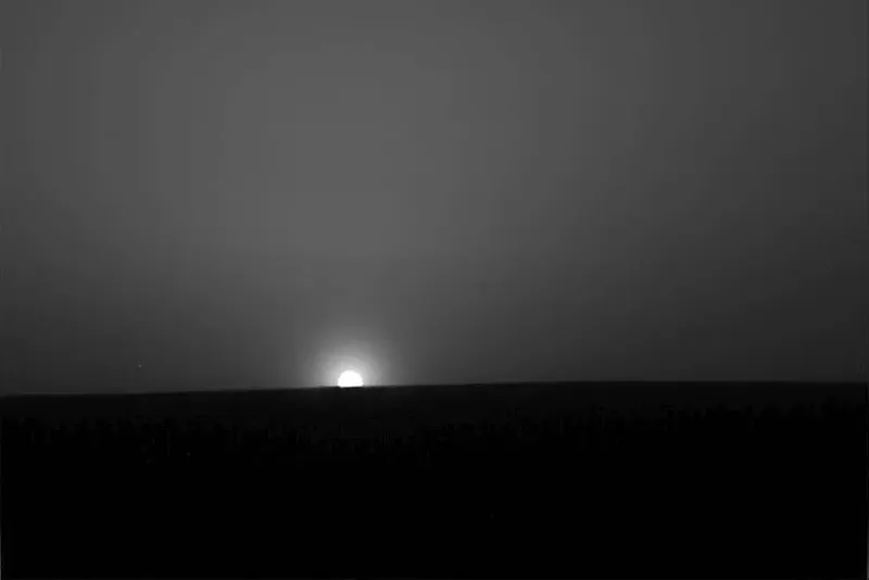 NASA sunrise on Mars image captured by the Phoenix lander on 25 August 2008. Credit: NASA/JPL-Caltech/University of Arizona/Texas A&M University
