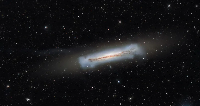 NGC 3628
Victor M. Blanco 4-meter Telescope, 8 November 2023
Credit: CTIO/NOIRLab/DOE/NSF/AURA. Image processing: T.A. Rector (University of Alaska Anchorage/NSF’s NOIRLab), M. Zamani (NSF’s NOIRLab), & D. de Martin (NSF’s NOIRLab)
