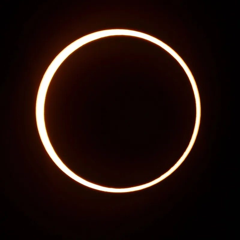Annular solar eclipse Chirag Bachani, San Antonio, Texas, USA, 14 October 2023 Equipment: Canon R6 mirrorless camera, Canon 800mm f/11 lens, solar filter