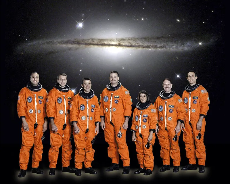 FacebookIsGreat1999
Shuttle mission STS-109 crew posing for their pre-flight portrait. Credit: NASA