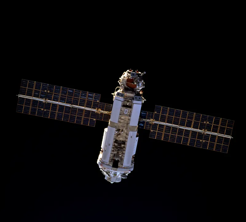 The International Space Station started with the launch of Russia’s foundation module Zarya on 20 November 1998. But what will replace it? Credit: NASA