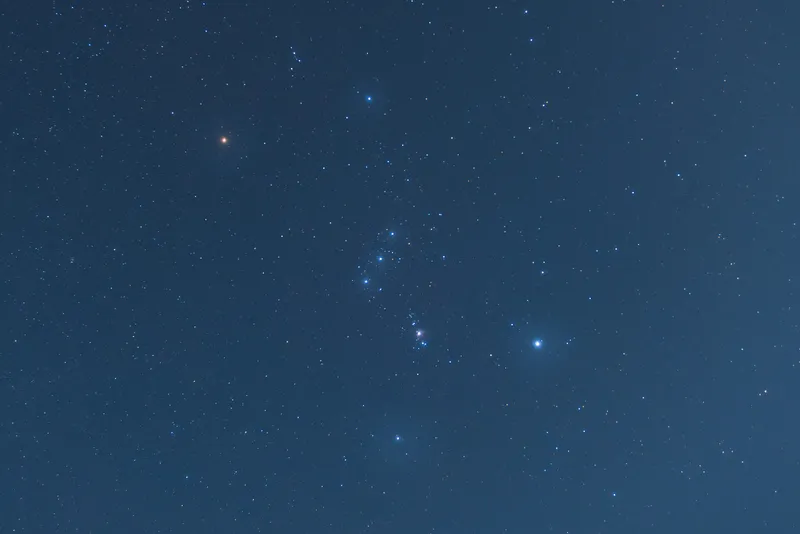 Orion is only visible during colder winter months. The appearance of certain constellations tells us what time of year it is. Credit: Wenbin / Getty Images