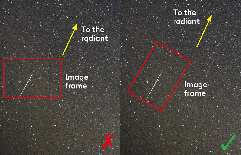 photograph geminid meteor shower step 03