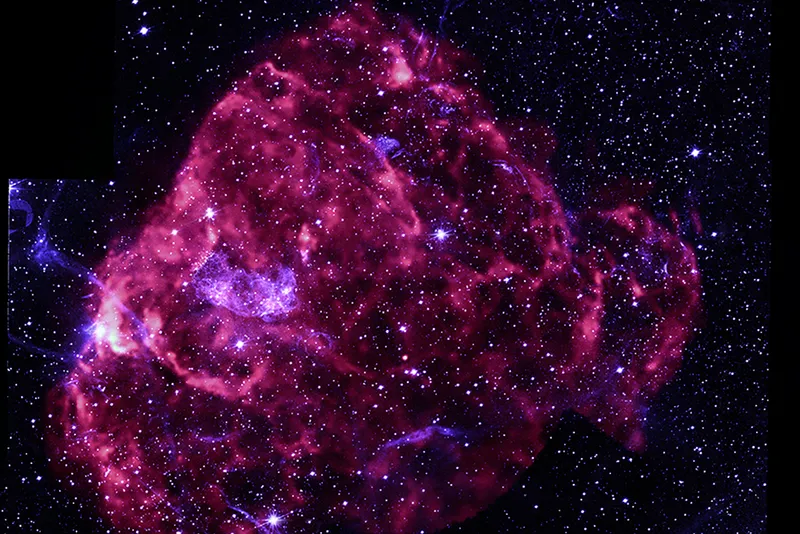 Puppis A supernova remnant. Credit: NASA/GSFC/S.Snowden et al/NOAO/AURA/NSF/Middlebury College/F.Winkler et al