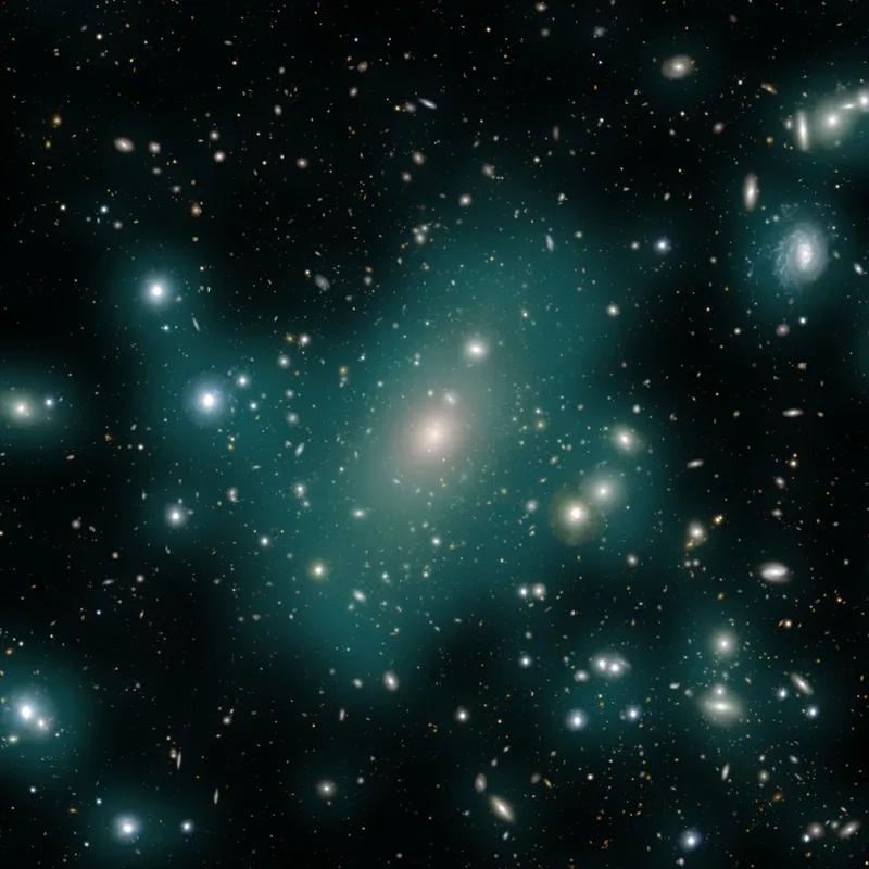 Galaxy cluster Abell 85 Subaru Telescope, 4 December 2023 Credit: Astronomical data/image: M. Montes (Instituto de Astrofísica de Canarias); Artistic enhancement: J. Pinto (Rubin Observatory).