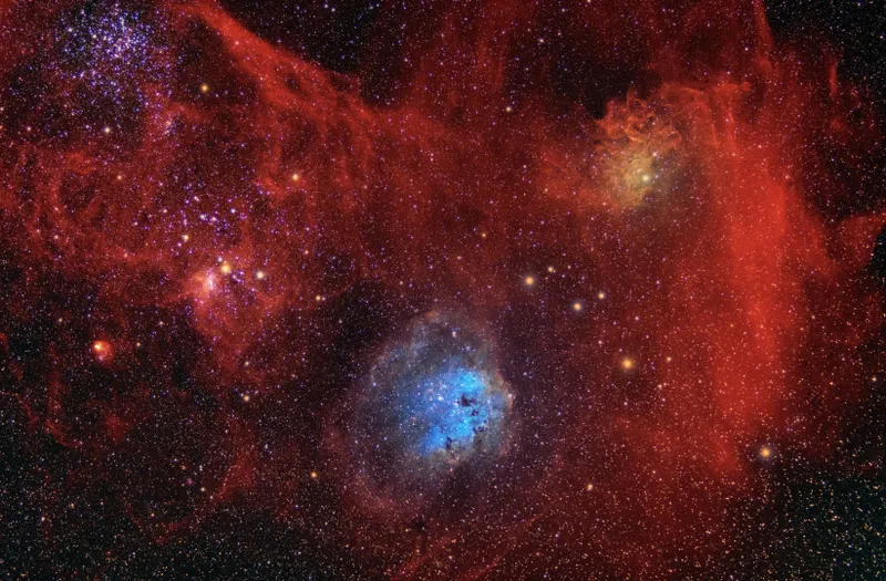 IC 405, the Flaming Star Nebula Greg Meyer, Phoenix, Arizona, USA, 12-15 November 2023 Equipment: ZWO ASI2600MM Pro mono CMOS camera, Radian Raptor 61 triplet apo refractor, ZWO AM5 mount