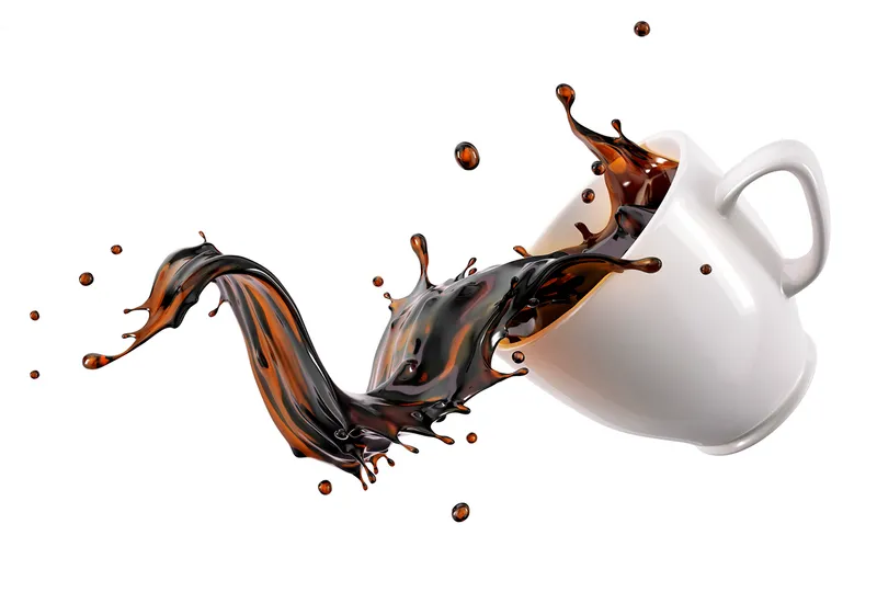 Does gravity cause a mug to fall? The answer is yes and no! Credit: LEONELLO CALVETTI/SCIENCE PHOTO LIBRARY