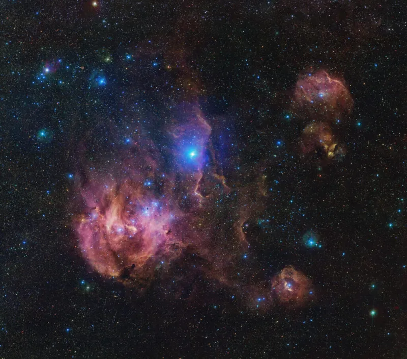 The Running Chicken Nebula VLT Survey Telescope (VST), 21 December 2023 Credit: ESO/PHAS  team. Acknowledgement: CASU