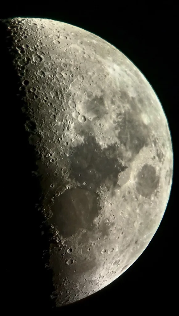 The Moon Steve Whitfield, Redruth, Cornwall, 19 December 2023 Equipment: Samsung A22 smartphone, Meade DS-2102 Maksutov with integrated Go-To mount