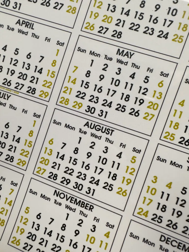 If you live in the UK, America or Europe, the Gregorian calendar is likely the one you're most used to. Credit: Douglas Sacha / Getty Images