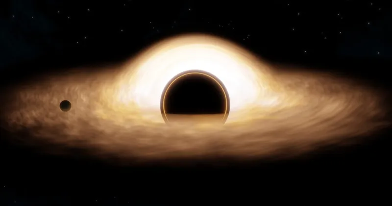 Artist's impression of a black hole. Credit: Cavan Images / Luca Pierro / Getty Images