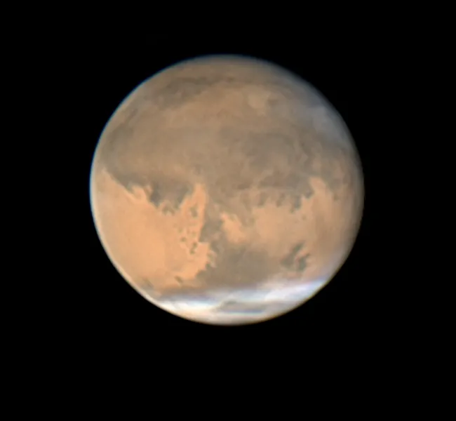 Mars photographed by Martin Lewis