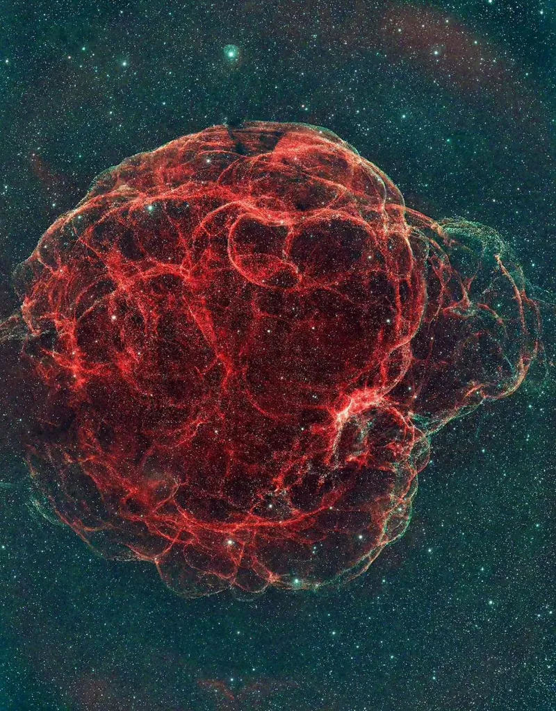 The Spaghetti Nebula Jonathon Elliott, Gloucester, Gloucestershire, 16 and 18 January 2024 Equipment: ZWO ASI6200MC colour CMOS camera, William Optics RedCat 71 apo refractor, ZWO AM5 mount