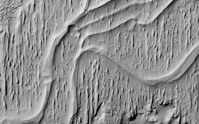 Ancient Martian riverbeds Mars Reconnaissance Orbiter, 1 February 2024 Credit: NASA/JPL-Caltech/University of Arizona