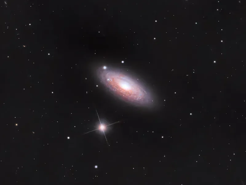 Spiral galaxy NGC 2841 Massimo Di Fusco, Ferrara, Italy, 21 January 2024 Equipment: Player One Poseidon-C Pro colour CMOS camera, Konusky-200 reflector, Sky-Watcher EQ6-R Pro mount