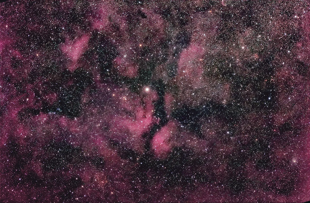 Image of the Sade region captured with the William Optics RedCat 61 WIFD Petzval apo refractor and Canon EOS R6 DSLR camera. Credit: Paul Money