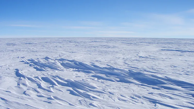NASA satellite data was used to determine the East Antarctic Plateau as the coldest place on Earth. Credit: NASA's Goddard Space Flight Center / NSIDC/Atsuhiro Muto
