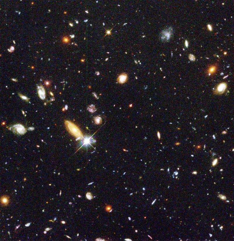 Galaxies as far as the eye can see. The original Hubble Deep Field. Credit: Robert Williams and the Hubble Deep Field Team (STScI)