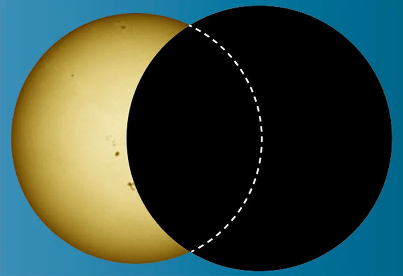 solar eclipse partial phase 01